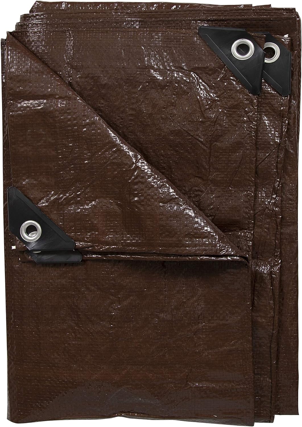 Stansport Light-Duty Rip-Stop Tarp 8’ x 10’ - Brown